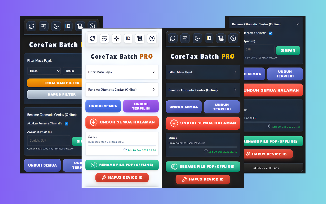 CoreTax Batch Downloader Pro